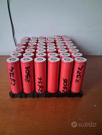 batterie litio 18650 sanyo da 3400mha