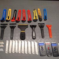 Set da 18 fra taglierini e raschietti con ricambi