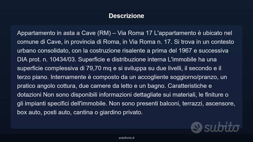 Appartamento – Cave, San Bartolomeo - Vista 5
