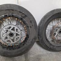 cerchi 12 pollici pitbike gomme slick