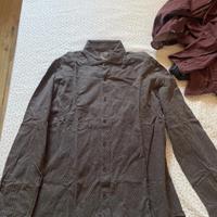 Camicia grigia scura uomo