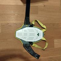 accessori guscio schiena wedze e casco dainese jr