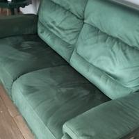 Divano due posti reclinabile allungabile 