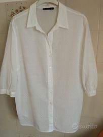 Camicia bianca in sangallo OVS