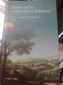 storia della letteratura italiana VOL. 2