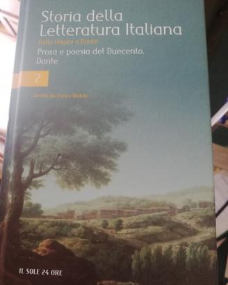 storia della letteratura italiana VOL. 2