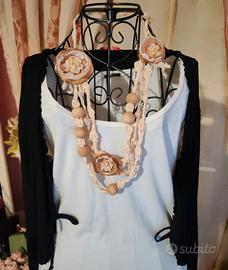 collana style vintage artigiana. Made in Poland 