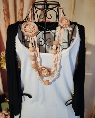 collana style vintage artigiana. Made in Poland 
