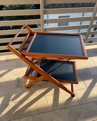 Carrello cucina Foppapedretti in legno pieghevole
