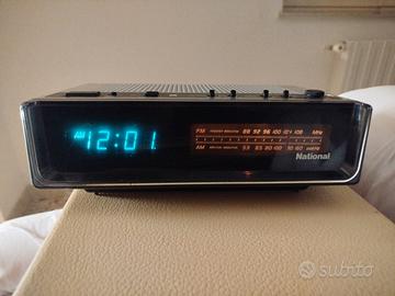 Radio Sveglia Vintage National RC-4895M – Anni '80