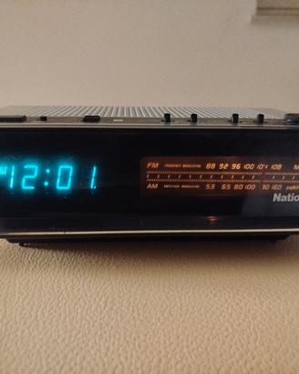 Radio Sveglia Vintage National RC-4895M – Anni '80