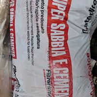 Sacchi super sabbia e cemento fibrorinforzato 