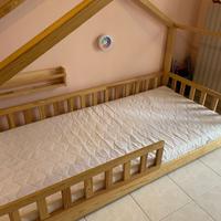 Letto Montessoriano con materasso per bambini