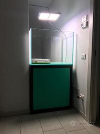 Acquario  in vetro extrachiaro + supporto
