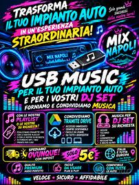 REALIZZO CHIAVETTE USB PER IMPIANTO AUTO E DJ SET.