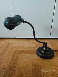 Lampada da tavolo/pianoforte ottone brunito 