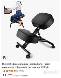 Sedia ergonomica Medicale schiena dritta senza sch