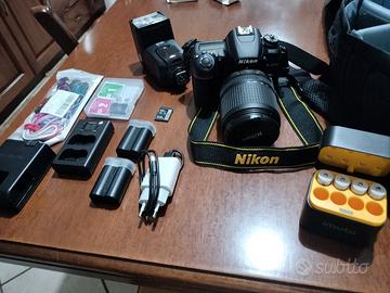 NIKON D 7500 PIU ACCESSORI MAI USAT