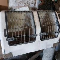 Trasportino per cani auto doppio