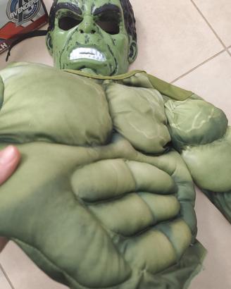 costume Hulk con maschera 