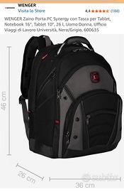 Zaino Wenger porta pc Sinergy NUOVO