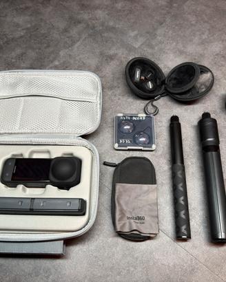 Insta360 X5 + Accessori + Mic Air (IN GARANZIA)