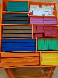 valigetta di regoli colorati didattici,