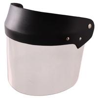 Visiera casco jet con frontino nero epoca