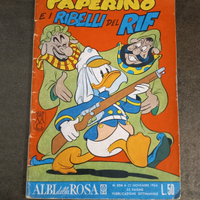 Fumetto Paperino e i ribelli del rif 1964