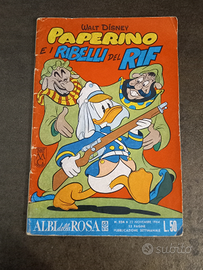 Fumetto Paperino e i ribelli del rif 1964