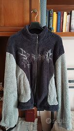 felpa pile con zip di marca Romwe