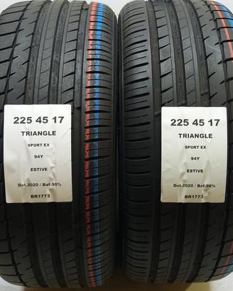 2 GOMME 225 45 17 TRIANGLE BR1773