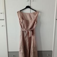 Abito beige in cotone 100%