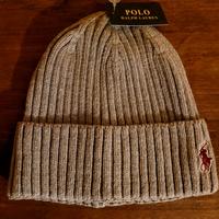 berretto Polo Ralph Lauren grigio nuovo 