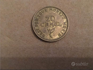 Token 20 Camel Hall Over The World 1956