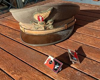 berretto cappello genio guastatori mostrine 1980