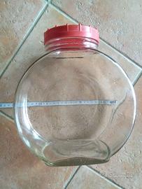 Vaso in vetro amarene-ciliege Fabbri anni 50/60