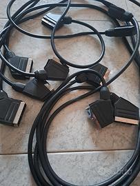 5 prese / cavi scart