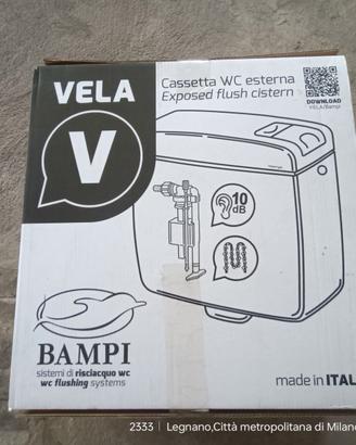 cassetta risciacquamento wc esterna Bampi Vela
