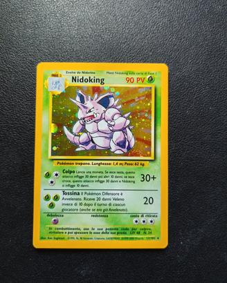 Nidoking Exc+  Carte Pokemon Set Base 