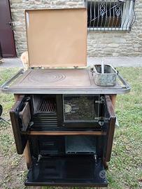 Cucina economica a legna