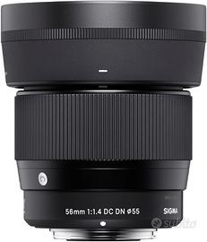Sigma C 56mm F1.4 (Micro 4/3) Sottocosto