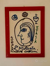 Quadro stefano caglioni “L’ ATALANTA”