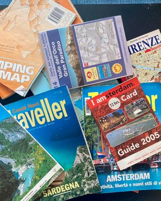 7 vecchie guide di viaggio