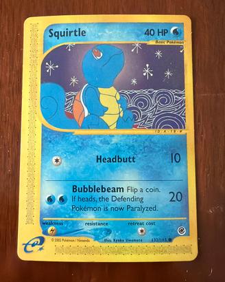 Pokémon Squirtle 132/165 Expedition 2002