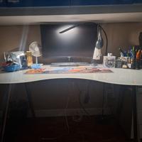 scrivania vetro temperato