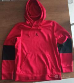 Nike Felpa Jordan Air Therma  Rosso Standard Fit