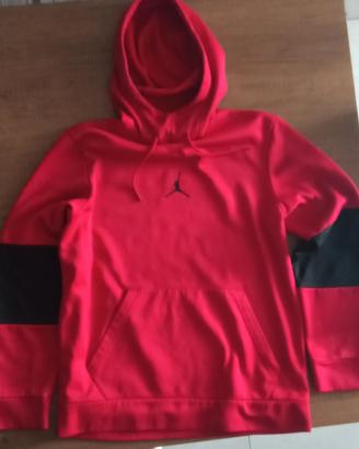 Nike Felpa Jordan Air Therma  Rosso Standard Fit