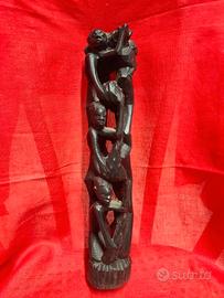 Legno massiccio intarsiato Africano