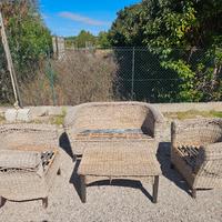 Set da giardino in Rattan 